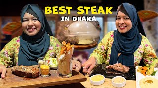 BEST STEAK in Dhaka I ate 5 steaks in 5 hours 🥩 [upl. by Obaza]