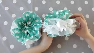 DIY bloemen vouwen van servetten [upl. by Atlas]