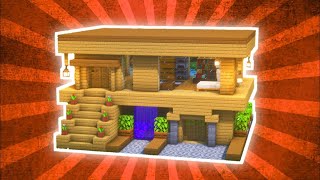 ✔ Como hacer una CASA PERFECTA para SURVIVAL en Minecraft Facil [upl. by Navlys]