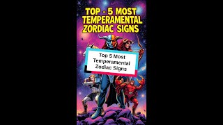 Top 5 Most Temperamental Zodiac Signs  shorts [upl. by Trout]