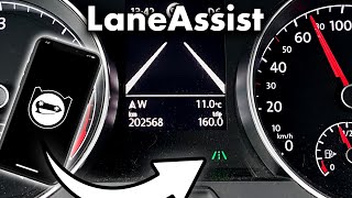 VW Golf MK7 5G Lane Assist activation coding [upl. by Okimik]