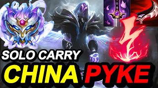 Wild Rift China Pyke Jungle  Legend 4192 Point Rank Gameplay  Build Rune  Ashen Knight Pyke Skin [upl. by Atworth4]