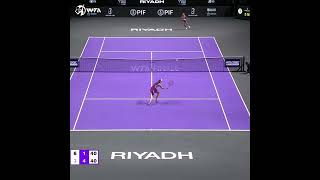 Elena Rybakina vs Qinwen Zheng  WTA Final Riyadh elenarybakina wtafinalsriyadh [upl. by Ahsiniuq]