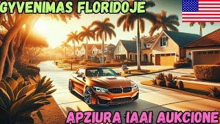 Musu gyvenimas Floridoje  Pasiimineju BMW IAAI aukcione aplankau IAAI West Palm Beach [upl. by Thanos]