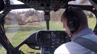 Agusta 119 koala  start up and departure from Gilpin Lake House [upl. by Ihcalam]