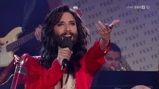 Conchita Wurst  Rise Like a Phoenix Wiener Festwochen ORF2 12052017 [upl. by Attenyw]