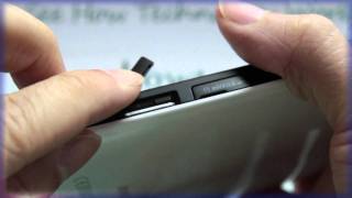 Samsung GALAXY Tab Inserting the SIM Card [upl. by Reginald]