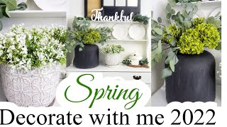 SPRING DECORATE WITH ME  Spring Decorating Ideas 2022  All Things Shushana [upl. by Milty]