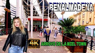 Benalmadena Spain Arroyo De La Miel beautiful town  AndalusiaMalaga 4k january 2024 [upl. by Assillem442]