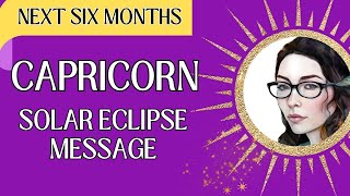 Capricorn’s Big Career Destiny Shift How the New Moon Solar Eclipse Will Affect You Tarot Reading [upl. by Tabbie]