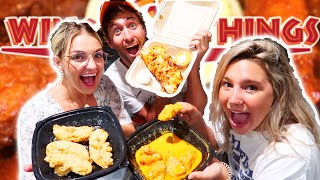 EPIC WINGS MUKBANG with Capron amp Rydel [upl. by Alian182]