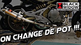 MotoVlog 86  On change le pot de lER6n  Violence [upl. by Oregolac]