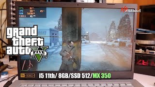 GTA 5 on Nvidia MX350 1080p Acer Aspire 5 A5140  54G Gaming Test [upl. by Nimrac774]