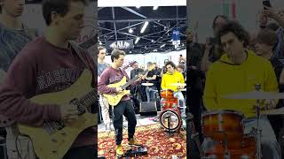 Matteo Mancuso Playing quotSunnyquot  Live at NAMM 2024 [upl. by Enaz188]