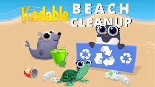 Introduction to Kodable Hour of Code  Beach Cleanup [upl. by Giuseppe]