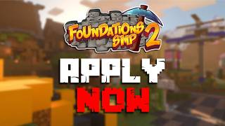 Foundations SMP Join Now Minecraft Bedrock [upl. by Brandes]