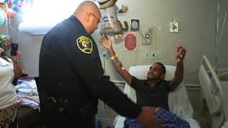 Orlando Shooting Victim Angel Colon Reunites With Officer Who Saved His Life [upl. by Deehahs122]