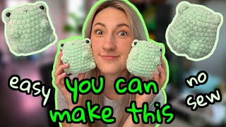 ✨ No Sew ✨ Cheeky 🐸 Froggy 🐸 EASY and BEGINNER FRIENDLY [upl. by Akkinahs]