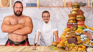 Cooking For The World’s Strongest Man 10000 Calories [upl. by Viviane]