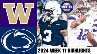 6 Penn State vs Washington  Full Game Highlights  2024 College Football Highlights [upl. by Banebrudge]