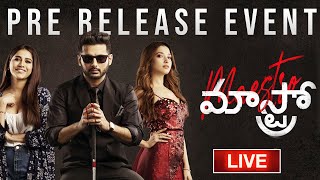 Maestro Movie Pre Release Event LIVE  Nithin  Nabha Natesh  Tamannah  MS entertainments [upl. by Noeled]