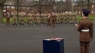 Army Reserves Parade for Family And Friends  Forces TV [upl. by Llesram]