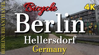 Berlin  Hellersdorf  Bicycle 4K 🇩🇪 Germany [upl. by Wyly298]