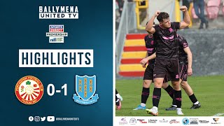 Match Highlights I Portadown 01 Ballymena United [upl. by Jemmie]