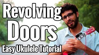 Gorillaz  Revolving Doors  Ukulele Tutorial With Tabs and Play Along [upl. by Graehl]