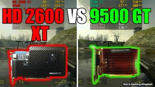 Radeon HD 2600 XT vs GeForce 9500 GT DDR2 Test In 12 Games No FPS Drop  Capture Card [upl. by Arykat]