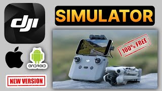 DJI Drones SIMULATOR FOR FREE NEW VERSION 2024compatible with RCN1 controller ios android [upl. by Deuno]