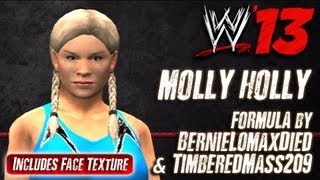 WWE 13 Molly Holly CAW Formula By BernieLomaxDied amp TimberedMass209 [upl. by Lundeen]