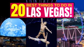 Top 20 BEST Things To Do In Las Vegas Nevada In 2024 [upl. by Lleira]