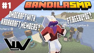 BANDILAsmp 1  HARDCORE SURVIVAL  FTKADACRAFT OMOCRAFT speedrunners CROWNIE VUNDANG GAMING [upl. by Buxton]