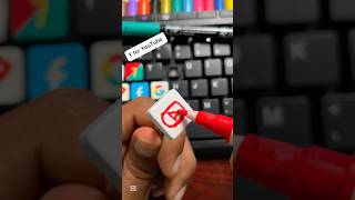 Drawing YouTube logo on keyboard  Customizing keyboard  keyboardcustomization [upl. by Eirelam]