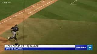 Baylor Baseball opens regular season vs Holy Cross [upl. by Eibbob274]