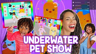 The Underwater Pet Show in Roblox Family Fun Gaming [upl. by Yrallih766]