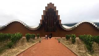 Bodegas Ysios in Rioja  Tour of a Stunning Winery MustSee [upl. by Anelad]