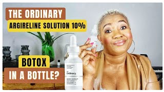 Is The Ordinary Argireline quotBOTOX IN A BOTTLE Esthetician Review How To Use [upl. by Mairam]