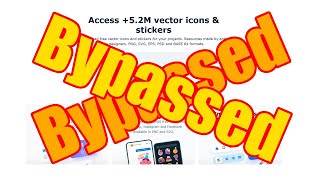 Bypass FlatIcon download restriction and account requirement [upl. by Rim]