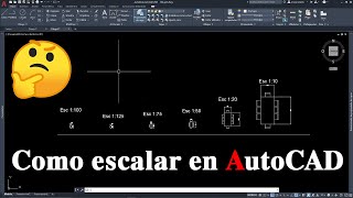 COMO CAMBIAR DE ESCALA OBJETOS EN AUTOCAD [upl. by Selin]