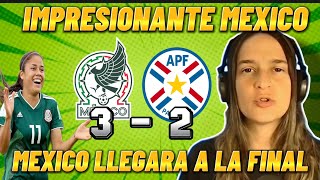 COMENTARISTA ARGENTINA FESTEJA EL MEXICO 🇲🇽 3  2 🇵🇾PARAGUAY IMPRESIONANTE LLEGARAN A LA FINAL [upl. by Akram]