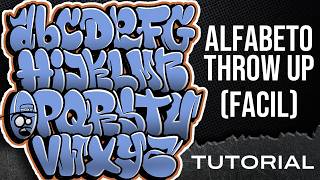 TUTORIAL Cómo hacer Alfabeto Graffiti Estilo BOMB  BUBBLE  THROW UP  Abecedario estilo GRAFFITI [upl. by Blackwell]