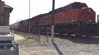 20170211 BNSF Chemical Train Teague TX [upl. by Myranda693]