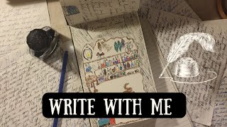 Write with Me  Writing Inspiration  Writing Vlog  Writing ASMR  Day in the life of a writer [upl. by Amaj]