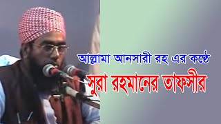 সুরা রহমানের তাফসীর  Maulana Jubair Ahmad Ansari  মাওলানা জুবায়ের আহমদ আনসারী [upl. by La Verne]