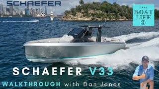 2022 Schaefer V33  WALKTHROUGH this Med Day Boat with Dan Jones [upl. by Brandy704]