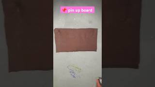 diy display board easy way of making pinboard diy craft homemade [upl. by Forlini47]