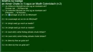 an Aimsir Chaite agus an Modh Coinníollach  Gramadach na Gaeilge [upl. by Shu]