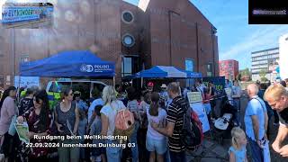 Rundgang beim Weltkindertag 22092024 Innenhafen Duisburg 03 [upl. by Acired]